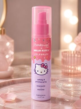The Crème Shop x Hello Kitty Celebrate Setting & Priming Spray - Pink